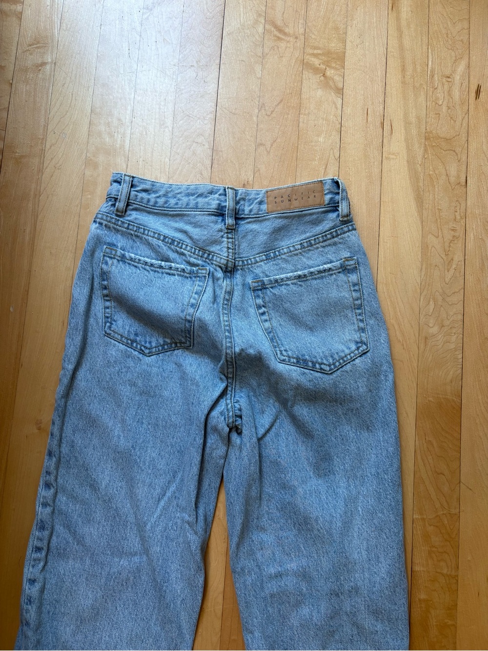 Light Wash High-Rise Boyfriend Jeans